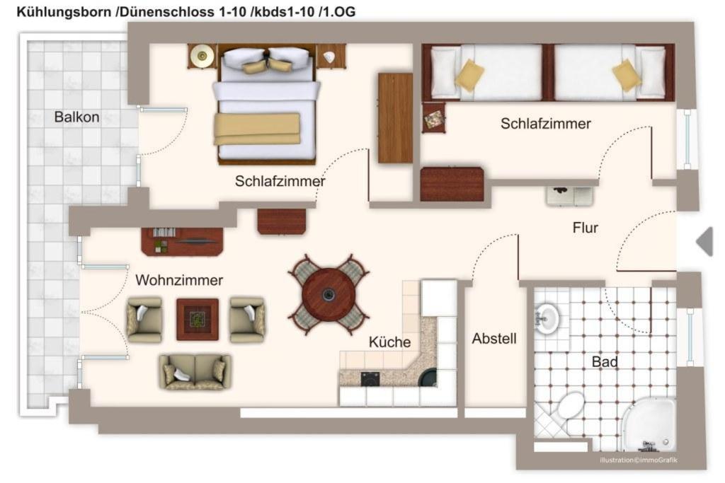Duenenschloss Duenenschloss 1-10 Kuhlungsborn Bagian luar foto